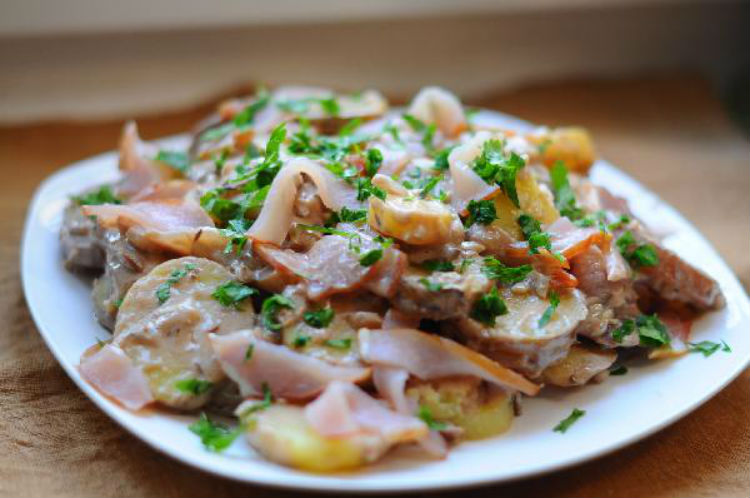 En orijinal Alman - patates salatası
