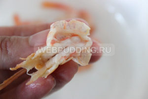 Krevety v smetanové česnekové omáčce