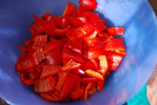 Letcho cu pasta de tomate pentru iarnă de ardei gras