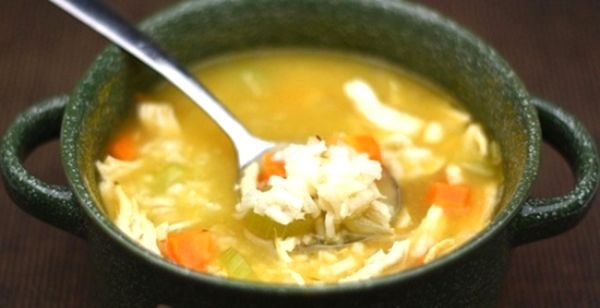 Курячий суп з рисом