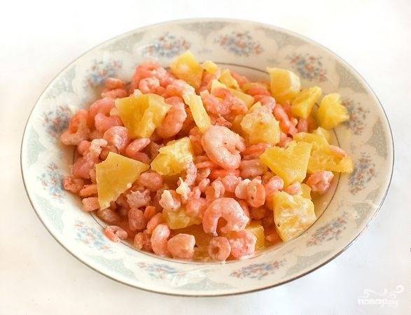 Ananas Karides: Salata Tarifleri