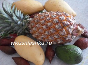 Šalát s mangom a krevetami - pikantná kulinářská sofistikovanosť