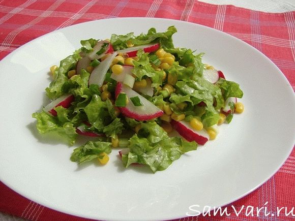 Salată cu rețete de ulei vegetal