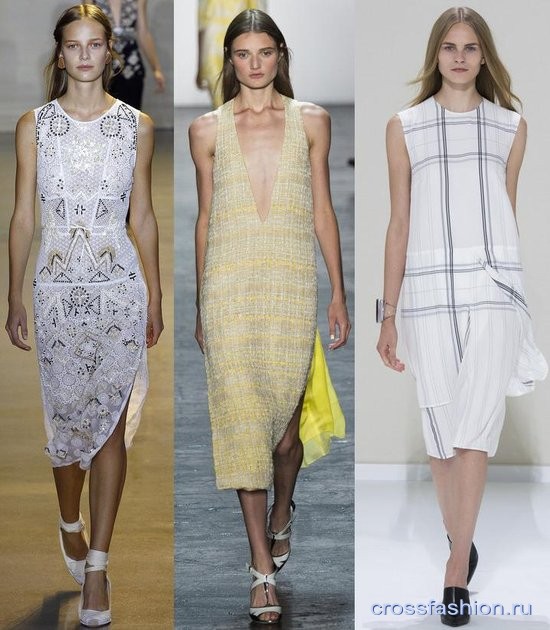 Moda elbiseler - trendler ilkbahar-yaz 2016
