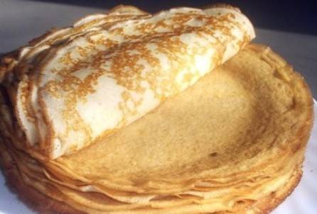 Pancakes con funghi e formaggio
